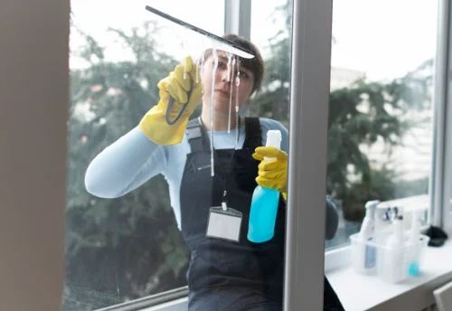 Nettoyage de vitres intérieures et extérieures à Saint-Aubin-Routot